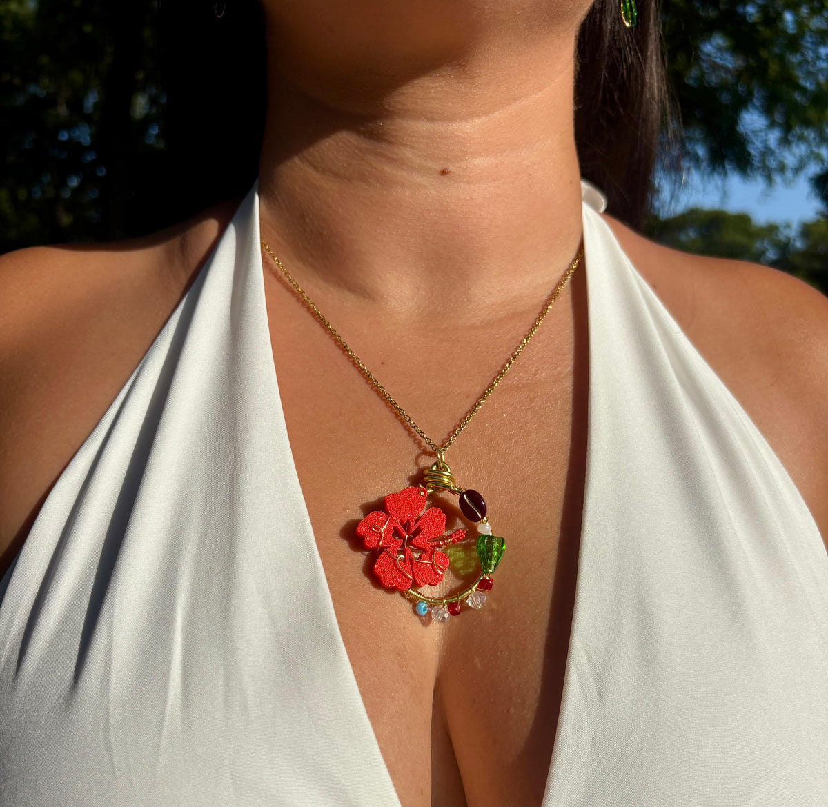 Flora Borincana Necklace