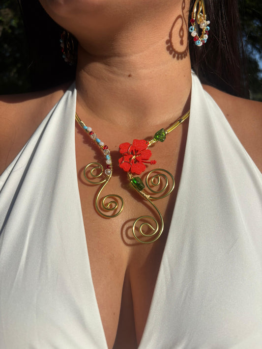 Flora Borincana Choker
