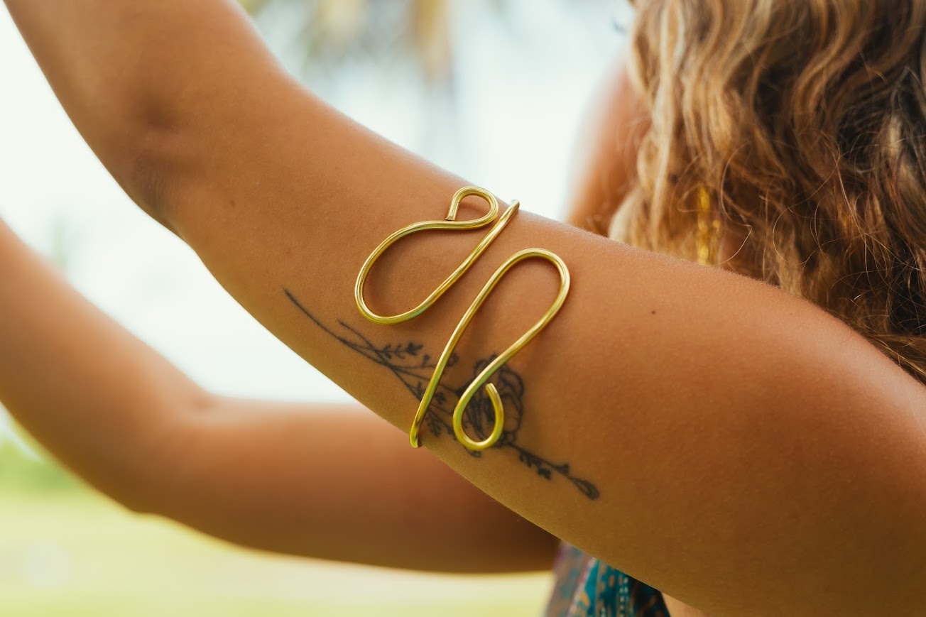 Dorado doble Arm cuff