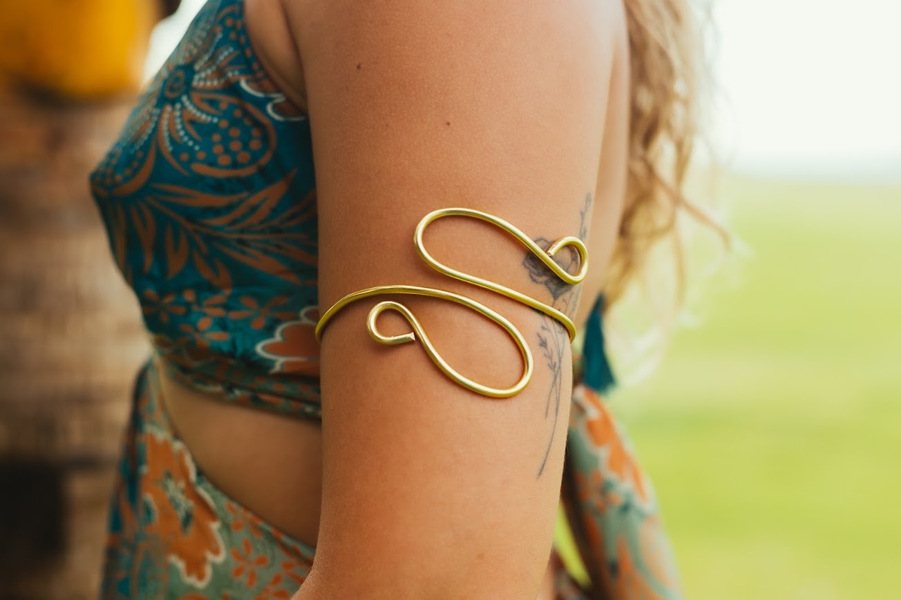 Dorado doble Arm cuff