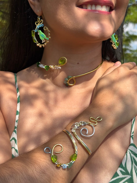 Bundle (Aretes,Choker, brazalete)
